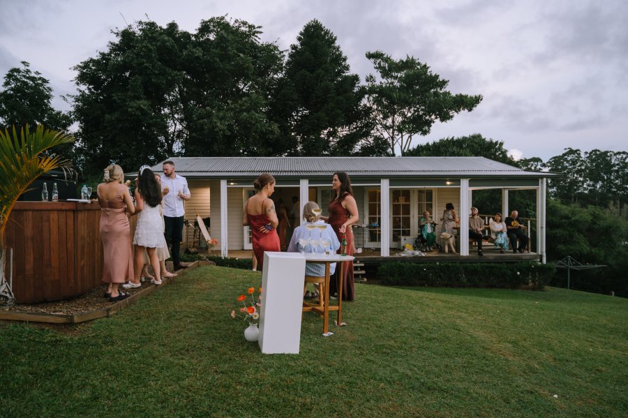 Lakehouse Folk elopement reception 