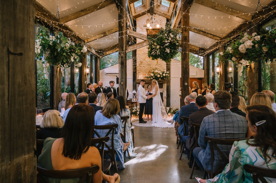 wedding ceremony photography at montvale at montville