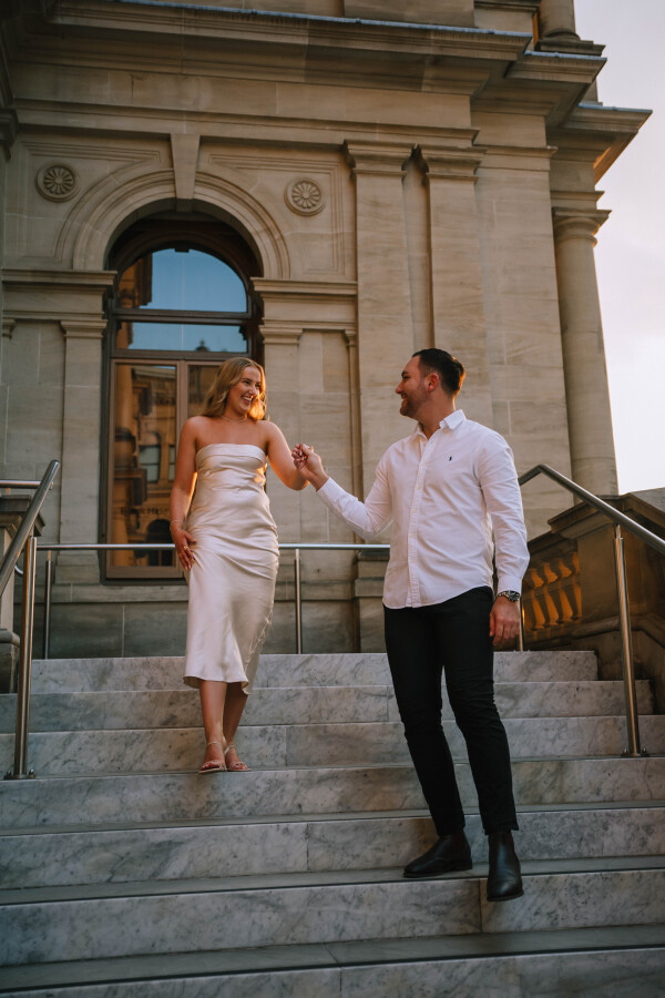 engagement session photography in brisbane city