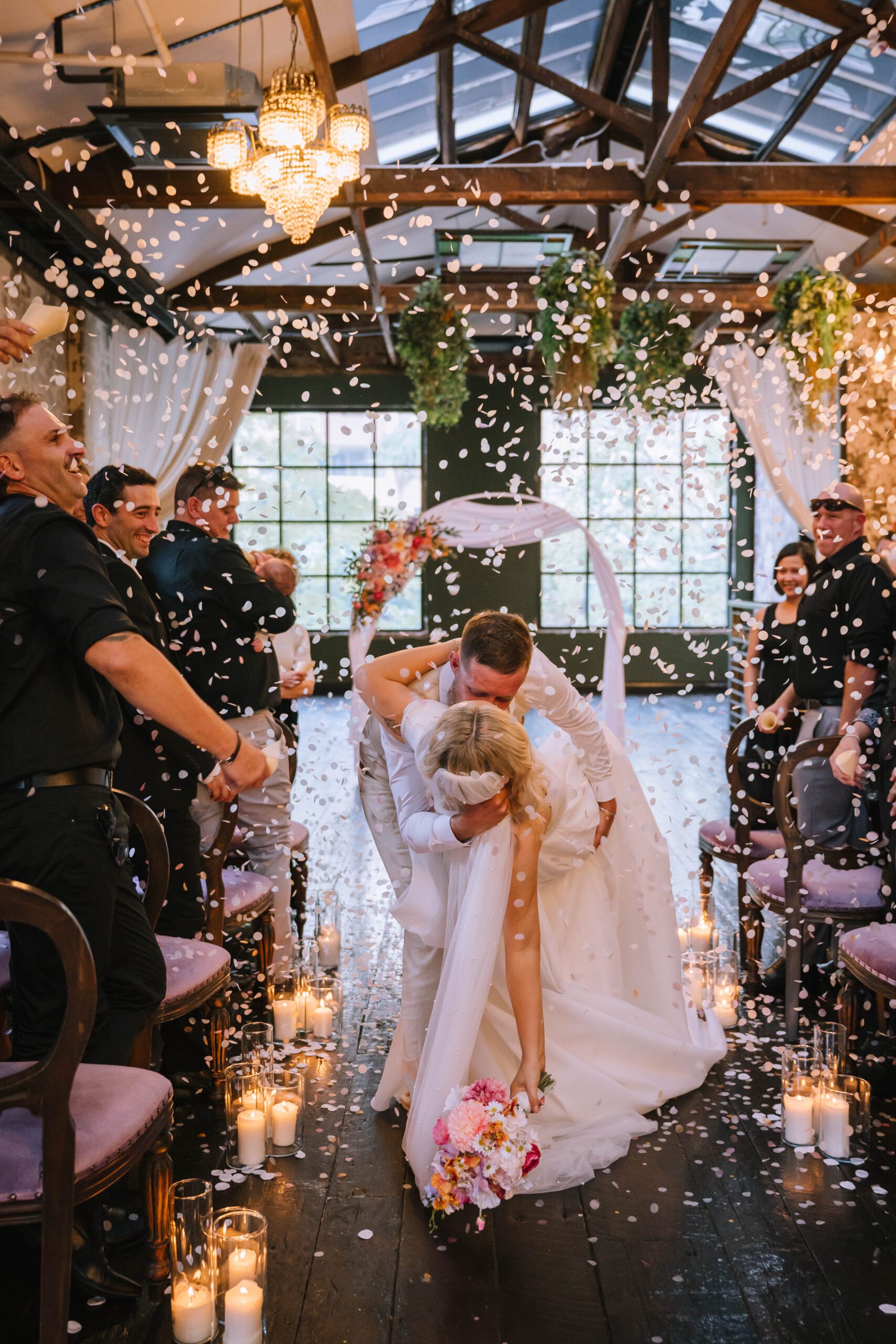 smoked garage wedding venue in fortitude valley, brisbane