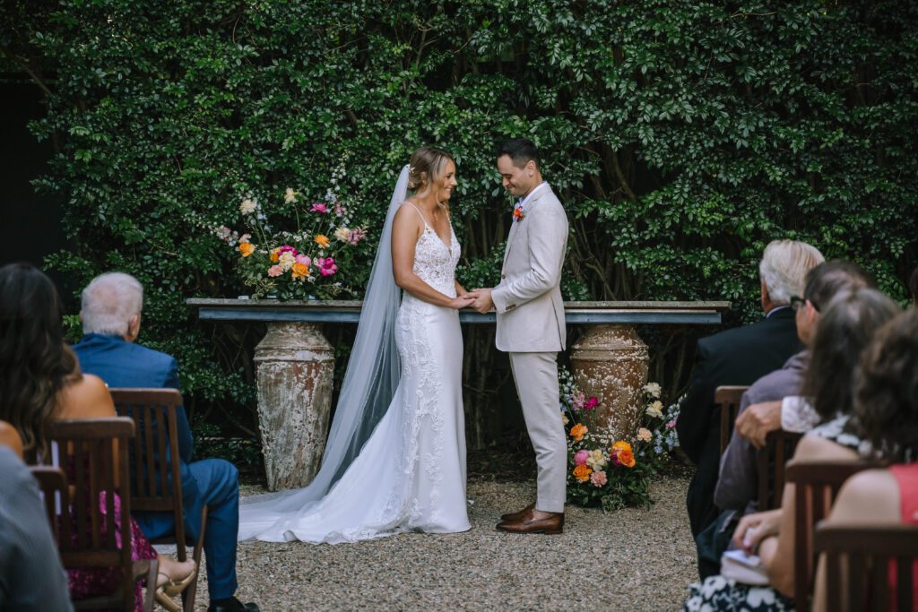 wedding ceremony photography at Hillstone St Lucia in brisbane