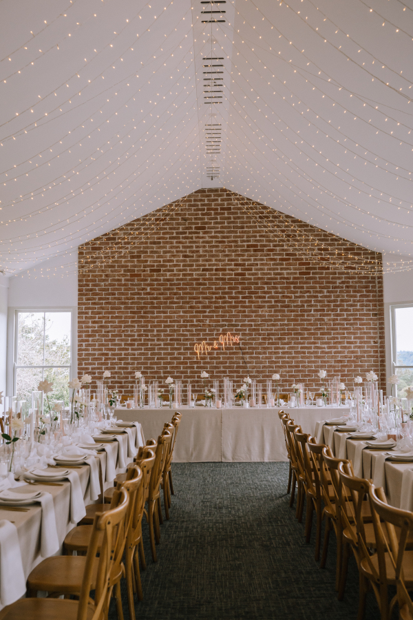 wedding reception styling at Goodwater Ridge