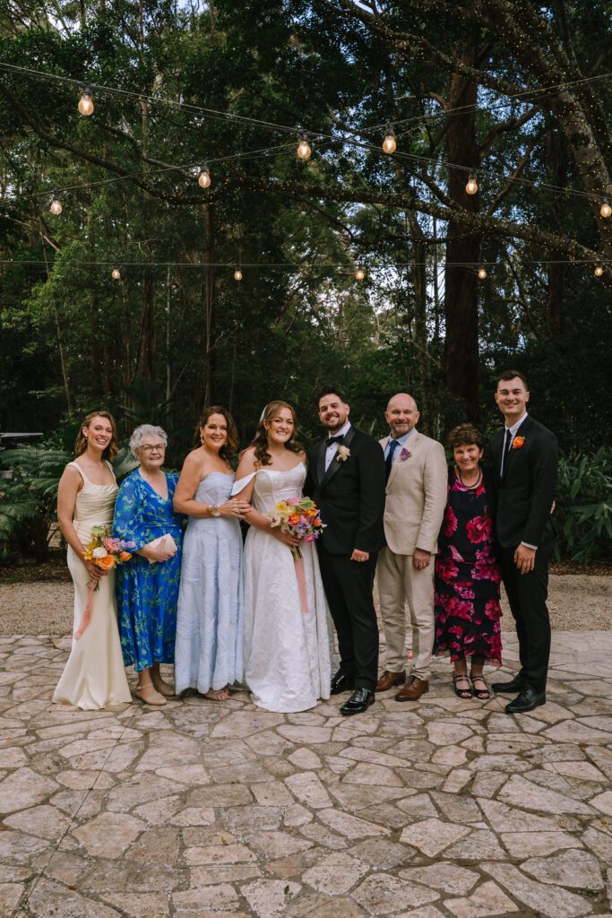 formal family photo after the ceremony