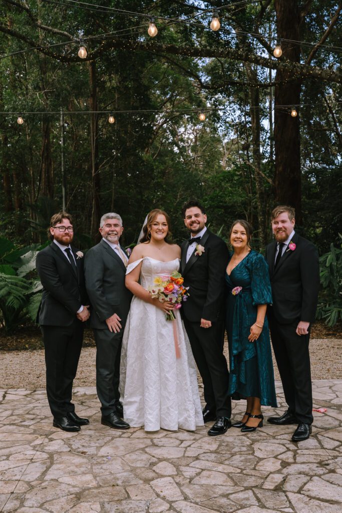 formal family photo after the ceremony